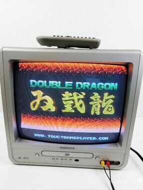 2007 Magnavox 13” MWC13D6 CRT Color TV DVD Combo Retro Gaming